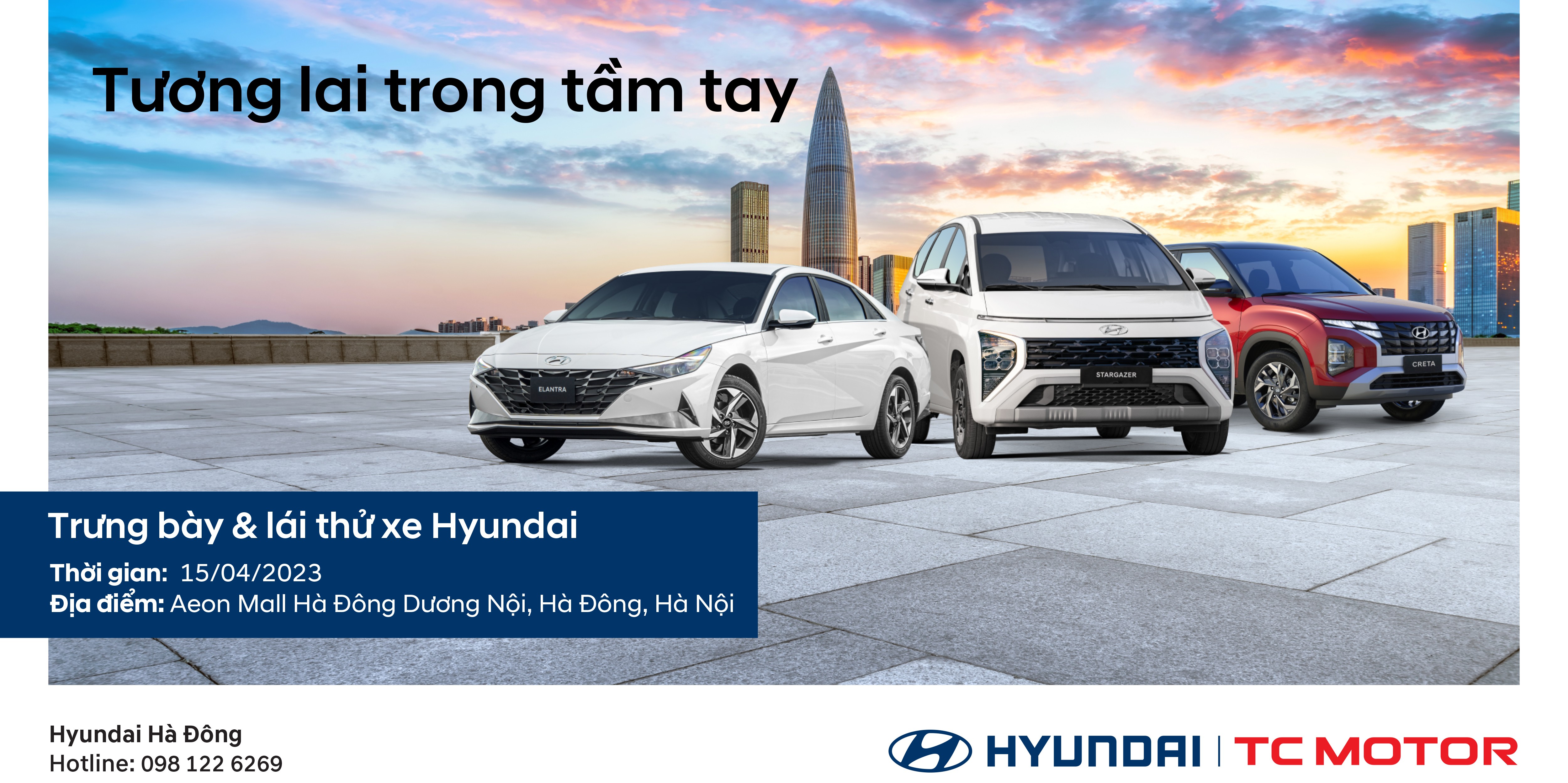 Sự kiện Trưng b&agrave;y v&agrave; l&aacute;i thử - Tương Lai Trong Tầm Tay